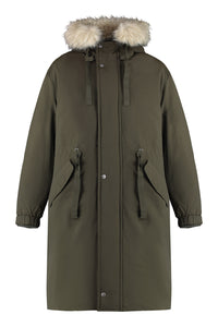 Technical fabric parka